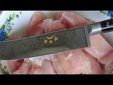 Видео: О резе Пчака. Мини тест на мясе и деревяшке