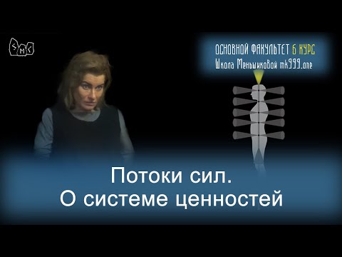 Видео: Потоки сил. О системе ценностей. Ксения Меньшикова