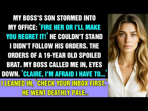 Видео: Высокомерный сын моего босса позаботился о том, чтобы меня уволили, но я был готов, месть была сл...