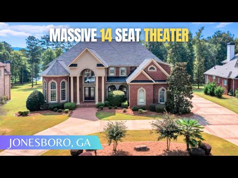 Видео: Дом площадью 10 000 кв. футов на берегу озера с самым большим жилым кинотеатром и студией в подвале