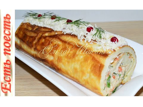 Видео: Закусочный финский блин на скорую руку -  необычно и вкусно.