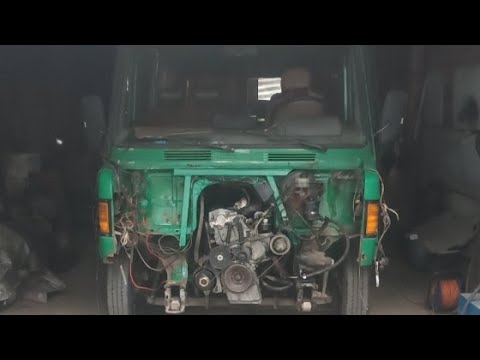Видео: Первый пуск ОМ 603 Мерседес 208 Кузнечик
