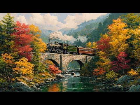 Видео: Очаровательные осенние пейзажи со звуками леса и спокойной музыкой 🍂 Красивая расслабляющая музыка
