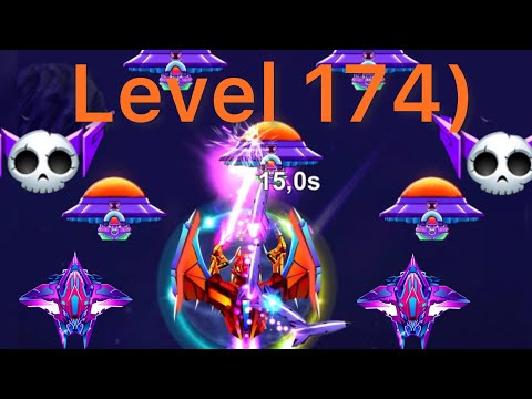 Видео: Galaxy Attack: Alien Shooter | THANKS  who helped!!! | level 174| уровень 174 |