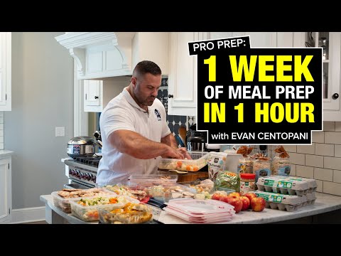 Видео: PRO PREP: 1 неделя приготовления еды за 1 час с Эваном Сентопани