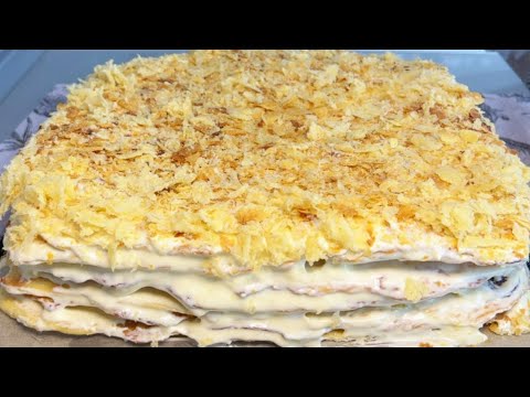 Видео: Наполеон за 20 минут!Продаю на заказ уже Много!Такой в Магазине не Купишь!Хрустящие коржи!