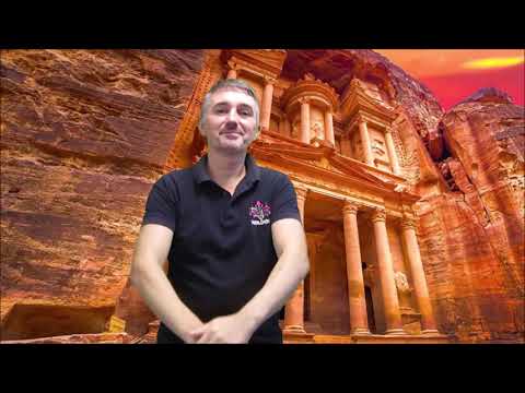 Видео: Иордания древний скальный город Петра история(DEAF)