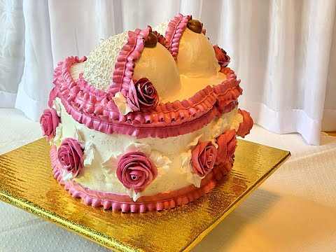 Видео: Торт "Мечта каждого мужчины" Busentorte I Boops Cake I Motivtorte. Оформление Торта.