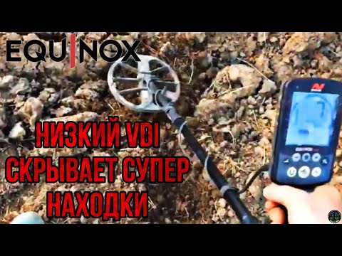 Видео: ЭКВИНОКС 600. НИЗКИЙ VDI СКРЫВАЕТ НЕОЖИДАННЫЕ НАХОДКИ. КОП С EQUINOX 600. КОП МОНЕТ