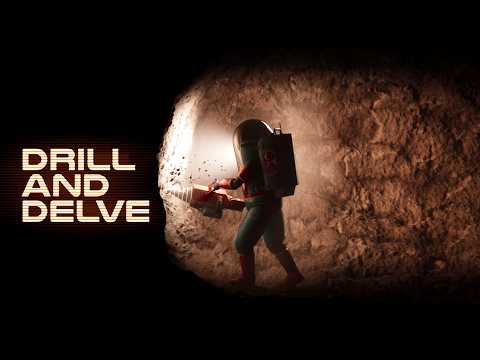 Видео: МАЙНИНГ В ТИШИНЕ - Drill and Delve - Первый взгляд