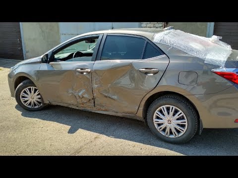 Видео: Corolla E180 битая почти в круг.