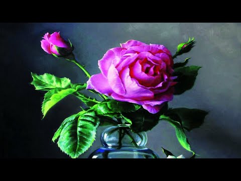 Видео: Цветы от художника Питера Вагеманса.