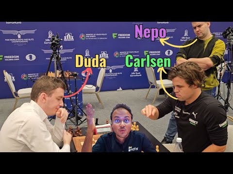 Видео: Главный соперник Магнуса Карлсена | Дуда против Карлсена | Мировой блиц-турнир 2023
