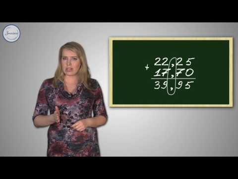 Видео: Математика 5 класс - Сложение и вычитание десятичных дробей