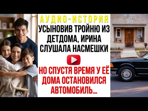 Видео: Усыновив тройню из детдома, Ирина слушала насмешки. Но спустя время у её дома остановился автомобиль