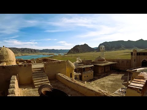 Видео: Город Кочевников на р. Или (Крепость Номад). (4К)