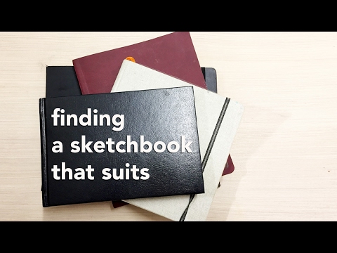 Видео: Найти подходящий скетчбук