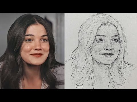 Видео: Овладейте искусством реалистичного карандашного портрета, используя метод Лумиса.