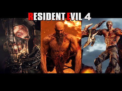 Видео: Все враги Resident Evil 4 (2023)