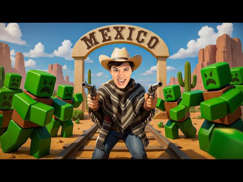 Видео: СБЕЖАЛ В МЕКСИКУ ОТ ЗЛЫХ ЗОМБИ В DEAD REILS ROBLOX