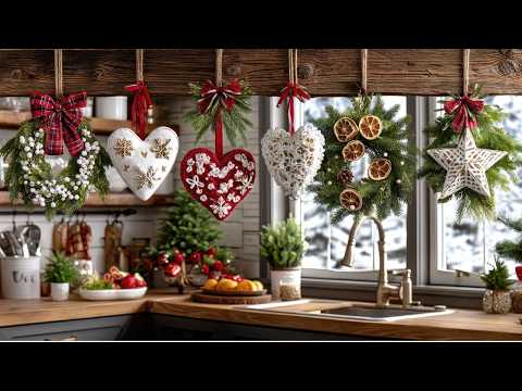 Видео: Бюджетный праздничный стиль, необыкновенное очарование 2025 | Романтический рождественский декор ...