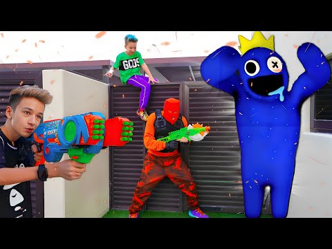 Видео: ПРОБРАЛИСЬ В ДОМ РАДУЖНЫХ ДРУЗЕЙ c NERF 24 ЧАСА Rainbow Friends