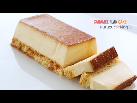 Видео: Как приготовить торт с карамельным фланом | Пудинг-пудинг с крем-сыром и заварным кремом
