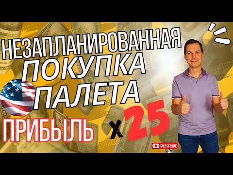 Видео: Случайная покупка ПАЛЕТА на РАСПРОДАЖЕ с прибылью X25 😮😮😮