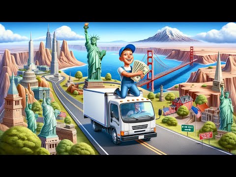 Видео: Работа водителем в Америке: документы, траки и дороги.