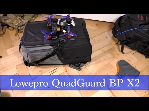 Видео: Рюкзак Lowepro QuadGuard BP X2 для дрон рейсинга