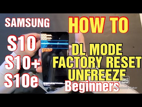 Видео: Как сбросить настройки Samsung Galaxy S10, S10e и S10+ (Plus) — полный сброс / режим DL / сброс /...