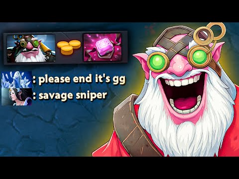 Видео: Я нашел очень интересный способ играть за СНАЙПЕРА в DOTA 2 SEA!