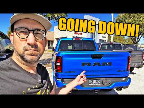 Видео: Ford и RAM только что ЗАКРЫЛИ ВЕСЬ рынок грузовиков! Дилеры в панике из-за обвала цен...