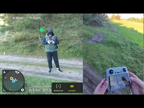 Видео: Функция Manual Active Track для версии дрона DJI Mini 3 Pro