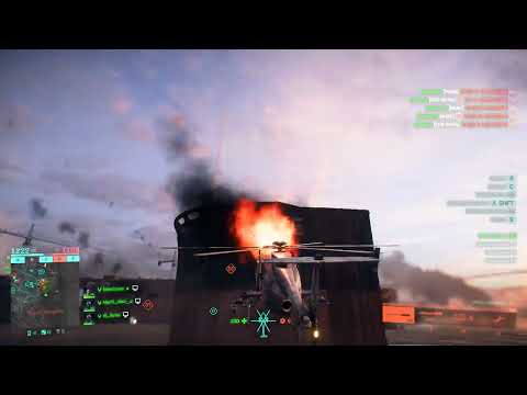 Видео: Оттачиваю навык раздражать всех на вертолете в Battlefield 2042