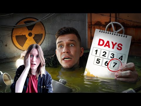 Видео: Я Провёл 7 Дней в Бункере под землёй! Еле выжил! Не повторять! l Реакция
