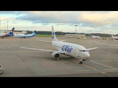Видео: Boeing 737-500 а/к Utair | Рейс Москва-Ханты-Мансийск