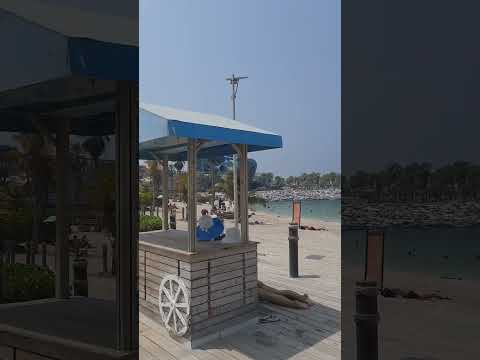Видео: Дубай. Пляж бюджетный