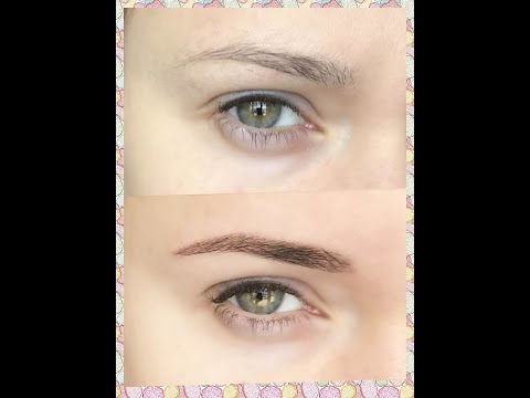 Видео: 3 СЕКРЕТА ОКРАСКИ БРОВЕЙ ХНОЙ.