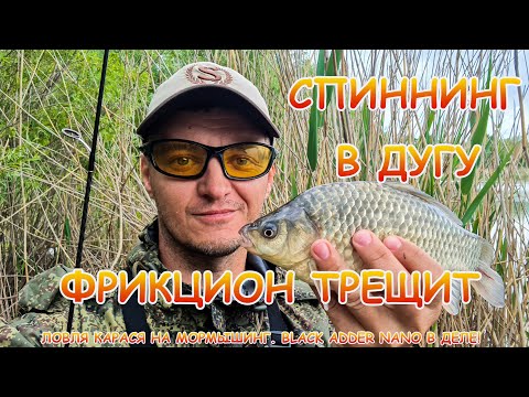 Видео: Мормышинг! Караси чуть спиннинг не забрали!