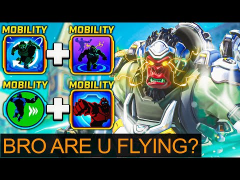 Видео: Я создал *БЕСКОНЕЧНЫЙ ЛЕТАЮЩИЙ* вариант для Уинстона в Overwatch Stadium...