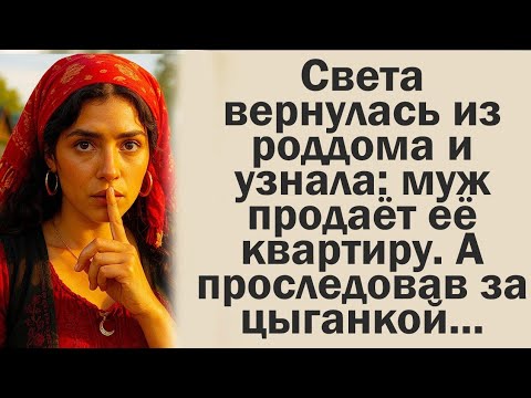 Видео: Света вернулась из роддома и узнала: муж продаёт её квартиру. А проследовав за цыганкой...