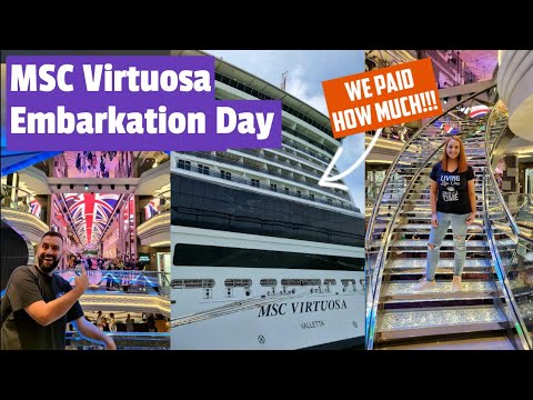 Видео: День посадки на MSC Virtuosa — мы получили УДИВИТЕЛЬНУЮ сделку и подхватили страсть к круизам!