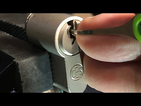 Видео: Вскрытие и обзор цилиндра CES 5 pin. 