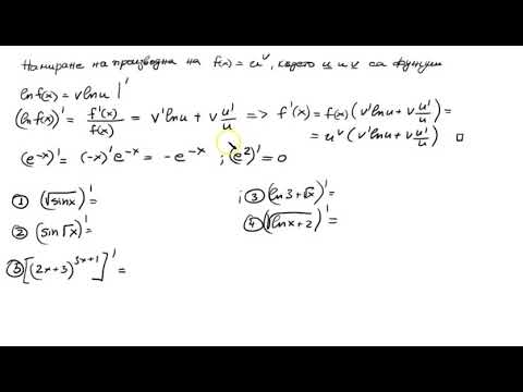 Видео: 49. Производни на функции