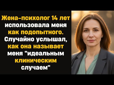 Видео: Случайно услышал разговор жены-психолога с коллегой. Оказалось, я идеальный клинический случай