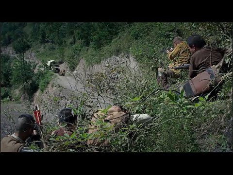 Видео: Китайский охотник устроил засаду в горах и японские войска оказались в ловушке.