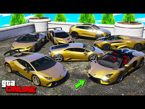 Видео: БИТВА АВТОУГОНЩИКОВ В ГТА 5 ОНЛАЙН. НАШЕЛ И УГНАЛ КУЧУ ЗОЛОТЫХ LAMBORGHINI! БИТВА ВОРОВ В GTA 5!