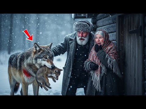 Видео: При –42°C волчица принесла детёныша — то, что сделали старики, стало чудом