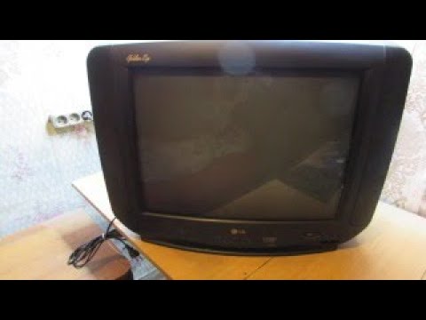Видео: полная розборка ) Телевізор LG Model: CF-21D31KE + ідей для самоделок